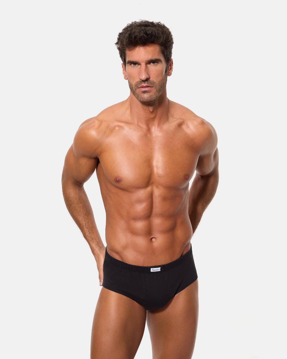 Abanderado Slip semicorto hombre algodón 100%