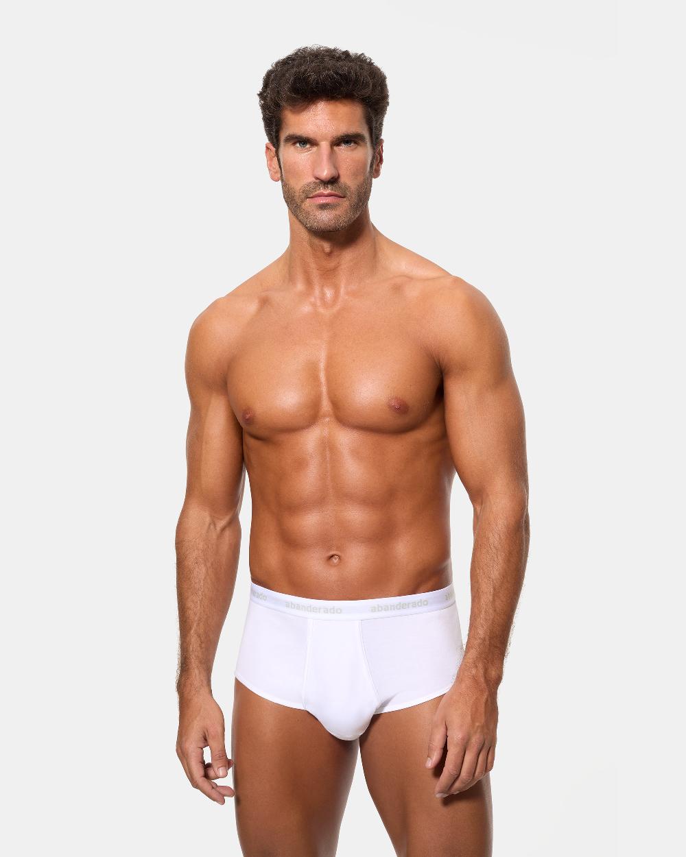 Abanderado Braslip con goma vista hombre algodón 100%