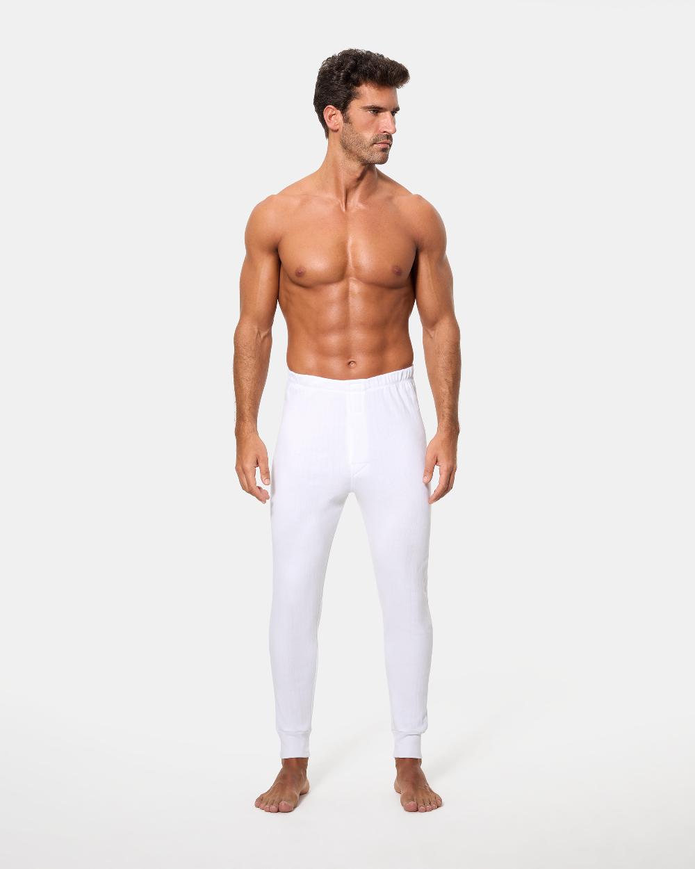 Abanderado Calzoncillo Largo Térmico Hombre Algodón De Invierno 100% Interlock Desagujado