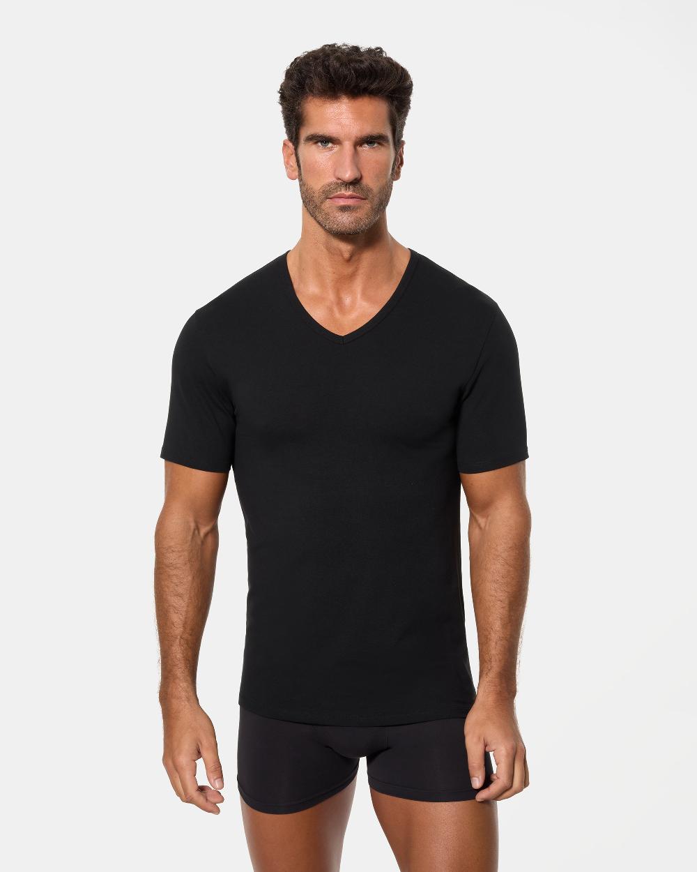 Abanderado Camiseta de manga corta cuello pico con tecnología termorreguladora Regul’activ Abanderado