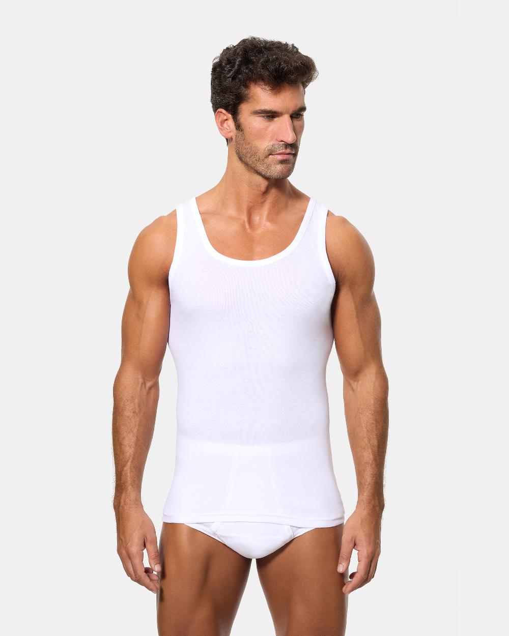 Abanderado Camiseta interior de tirantes hombre algodón 100%