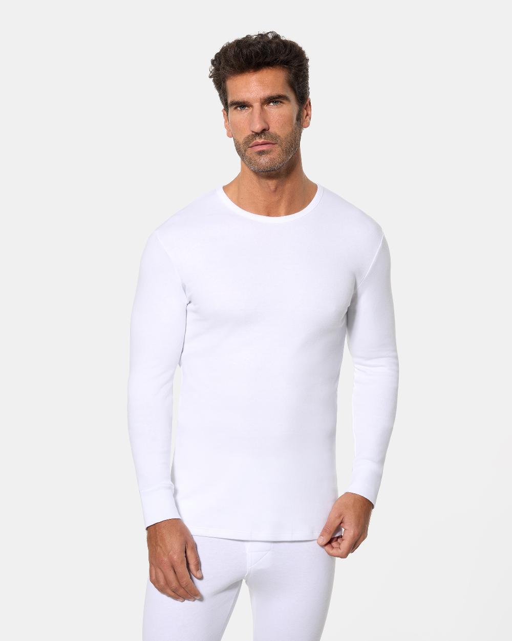 Abanderado Camiseta interior térmica m/l hombre algodón de invierno 100% Interlock liso
