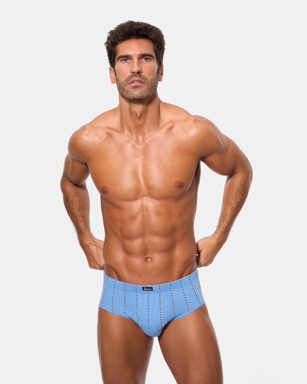 Abanderado Pack 3 Slips Semicortos Algodón 100% Estampado