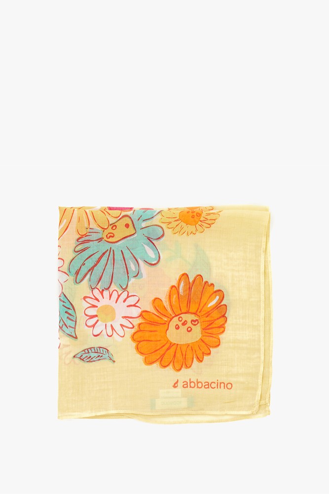 Abbacino Bandana Con Estampado Floral En Amarillo