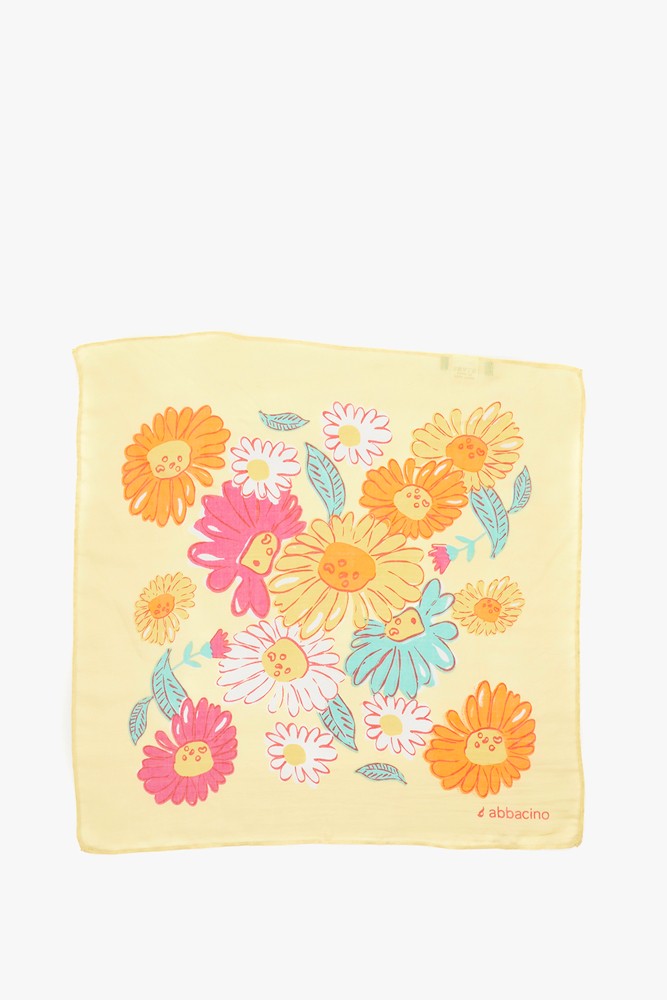 Abbacino Bandana Con Estampado Floral En Amarillo