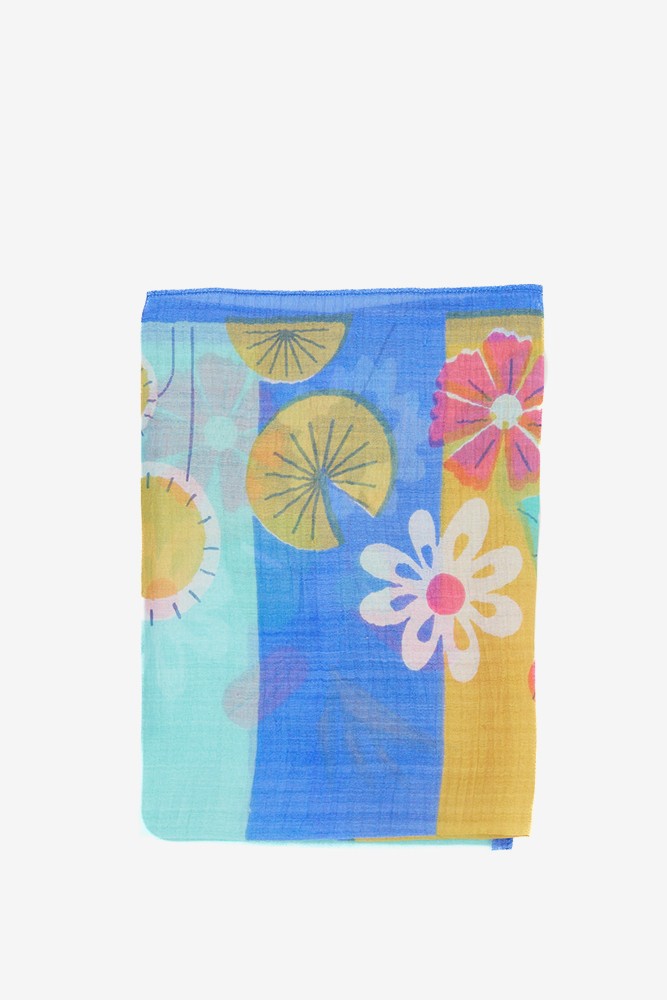 Abbacino Bandana con estampado floral en amarillo