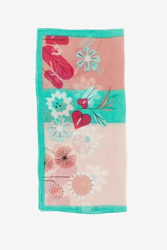 Abbacino Bandana Con Estampado Floral En Azul