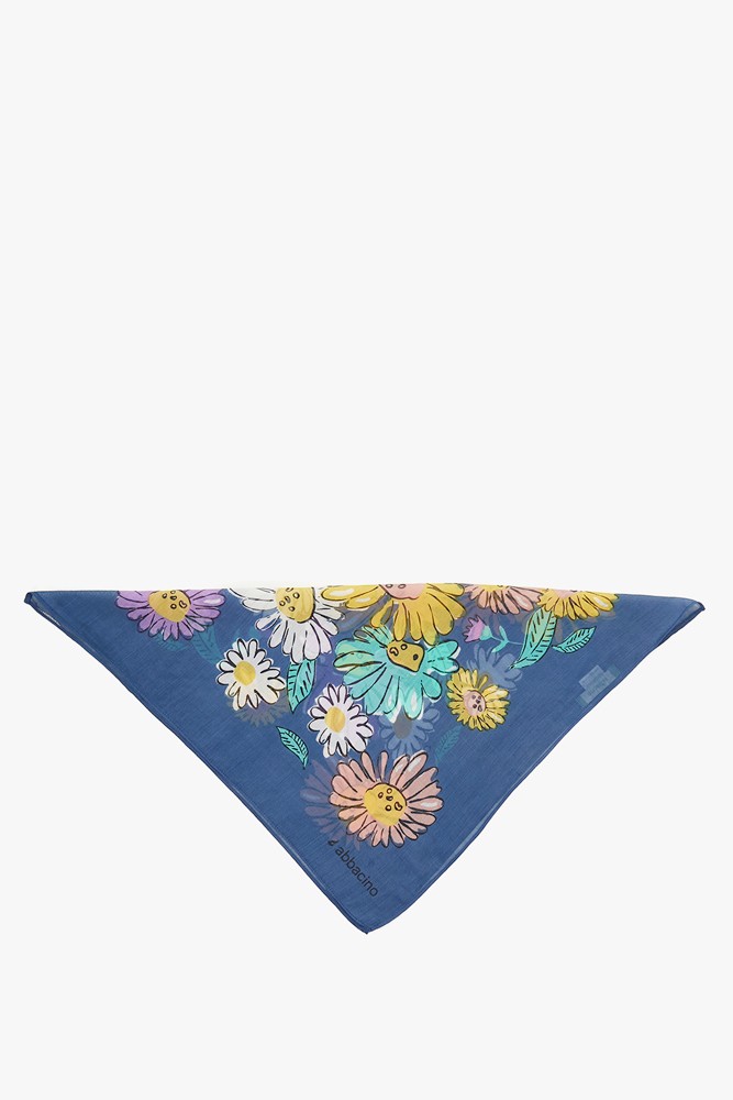 Abbacino Bandana Con Estampado Floral En Azul