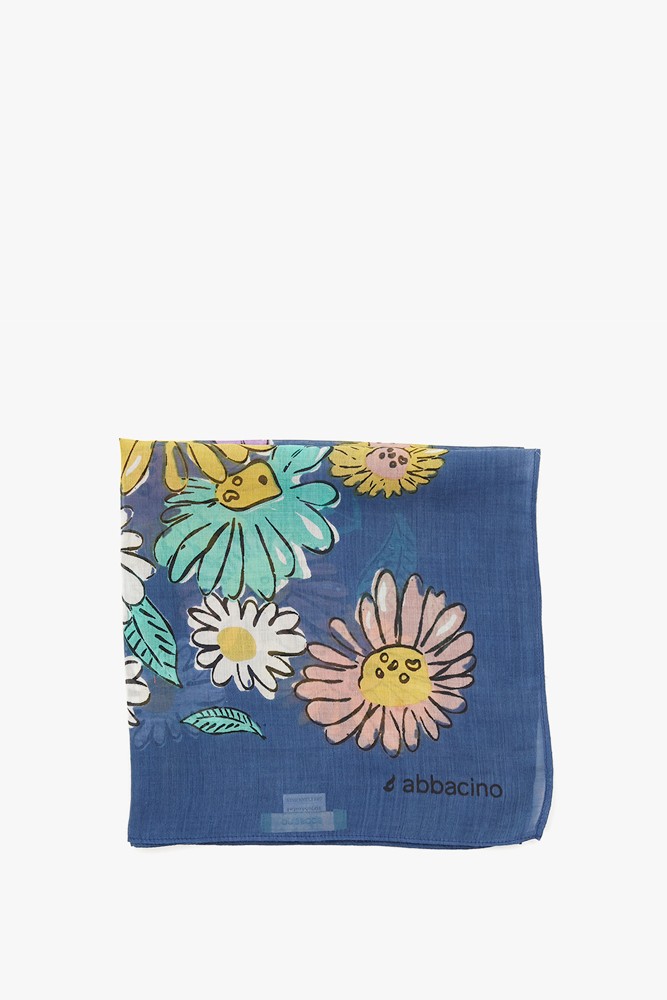 Abbacino Bandana Con Estampado Floral En Azul