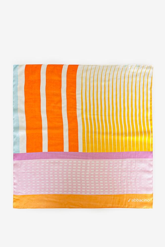 Abbacino Bandana Con Estampado Geométrico Naranja