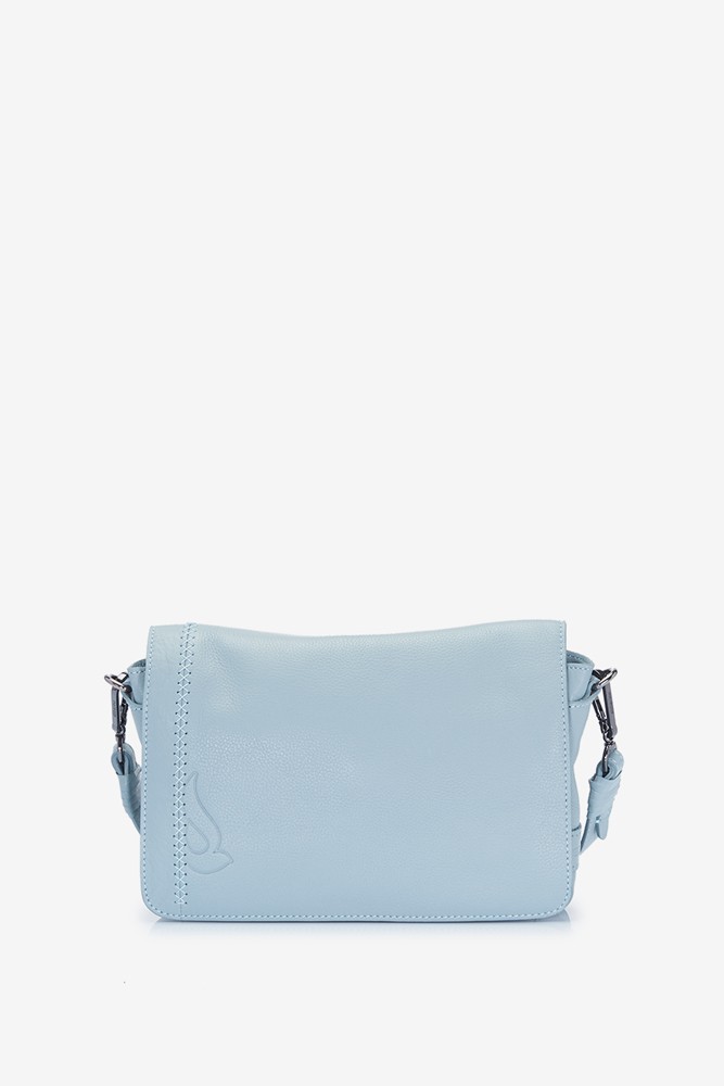 Abbacino Bandolera De Mujer De Piel En Turquesa