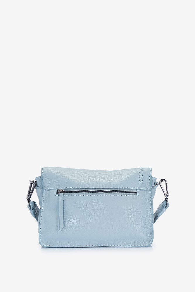 Abbacino Bandolera De Mujer De Piel En Turquesa