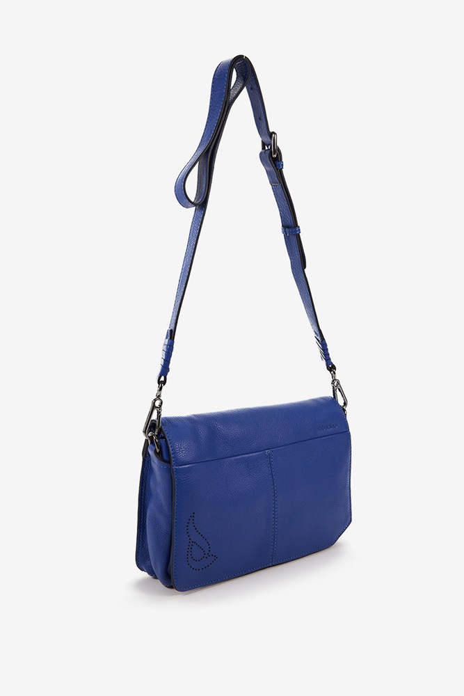Abbacino Bandolera de mujer en piel azul