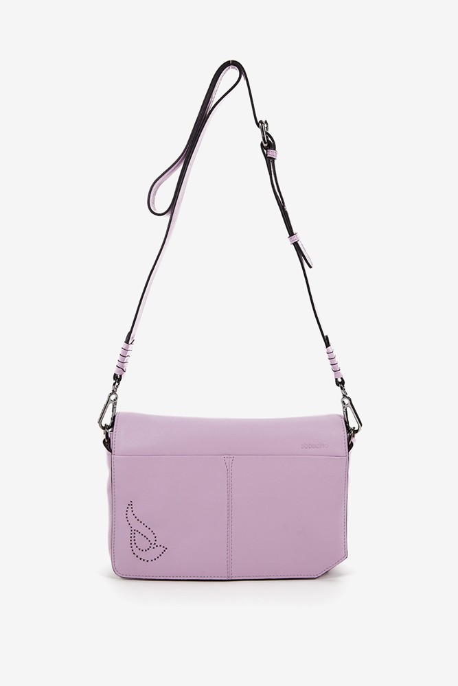 Abbacino Bandolera De Mujer En Piel Lavanda