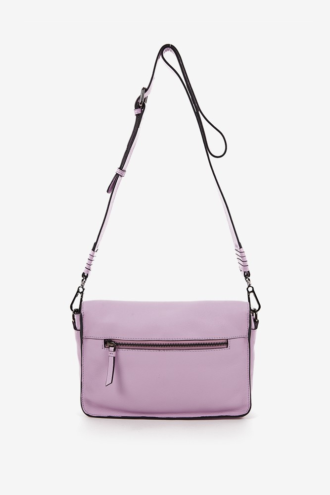Abbacino Bandolera De Mujer En Piel Lavanda