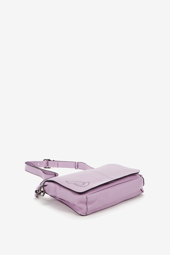 Abbacino Bandolera De Mujer En Piel Lavanda