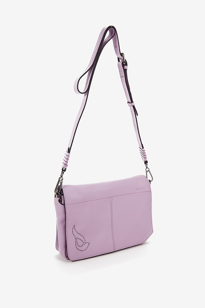 Abbacino Bandolera De Mujer En Piel Lavanda