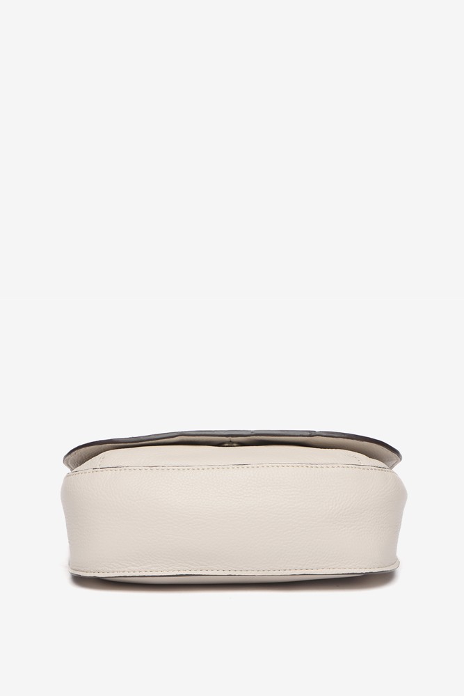 Abbacino Bandolera De Piel Trenzada En Beige