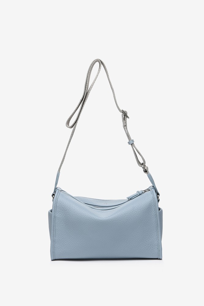 Abbacino Bandolera En Materiales Reciclados Azul