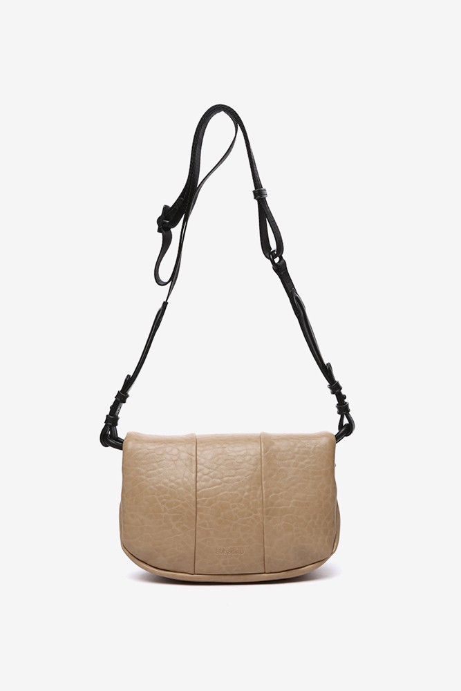 Abbacino Bandolera En Materiales Reciclados Beige