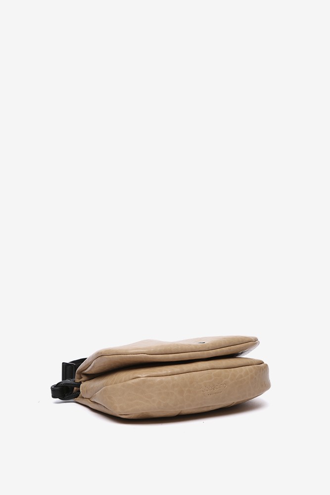 Abbacino Bandolera En Materiales Reciclados Beige