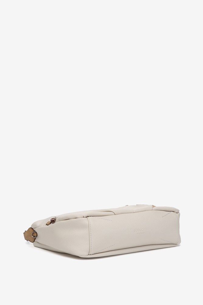 Abbacino Bandolera En Materiales Reciclados Beige