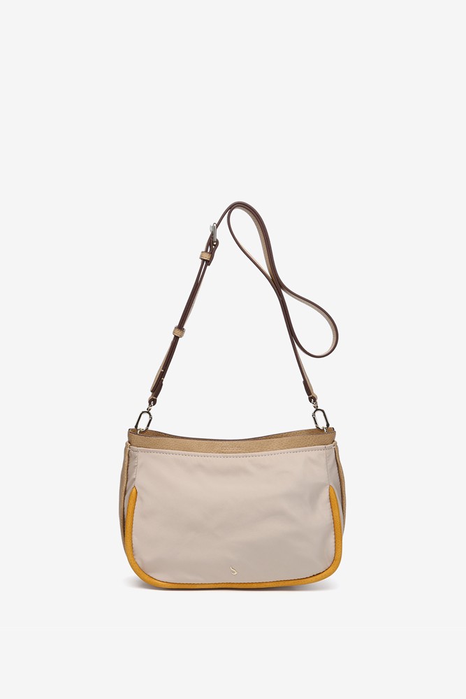 Abbacino Bandolera En Materiales Reciclados Beige