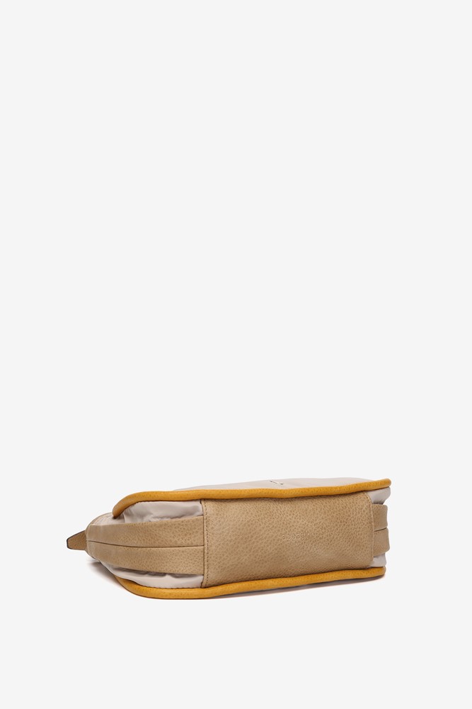 Abbacino Bandolera En Materiales Reciclados Beige