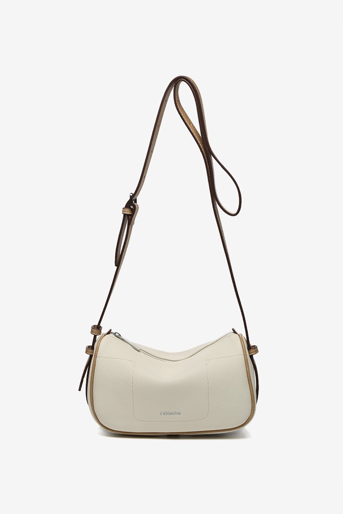 Abbacino Bandolera En Materiales Reciclados Beige