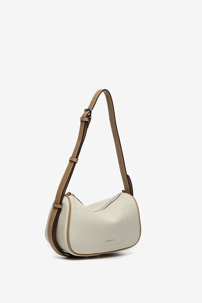 Abbacino Bandolera en materiales reciclados beige