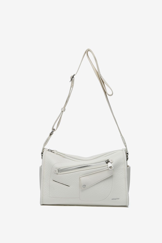 Abbacino Bandolera En Materiales Reciclados Beige