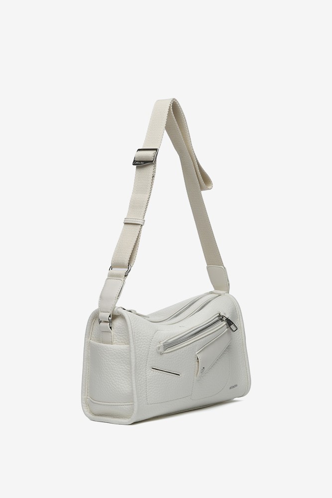 Abbacino Bandolera En Materiales Reciclados Beige