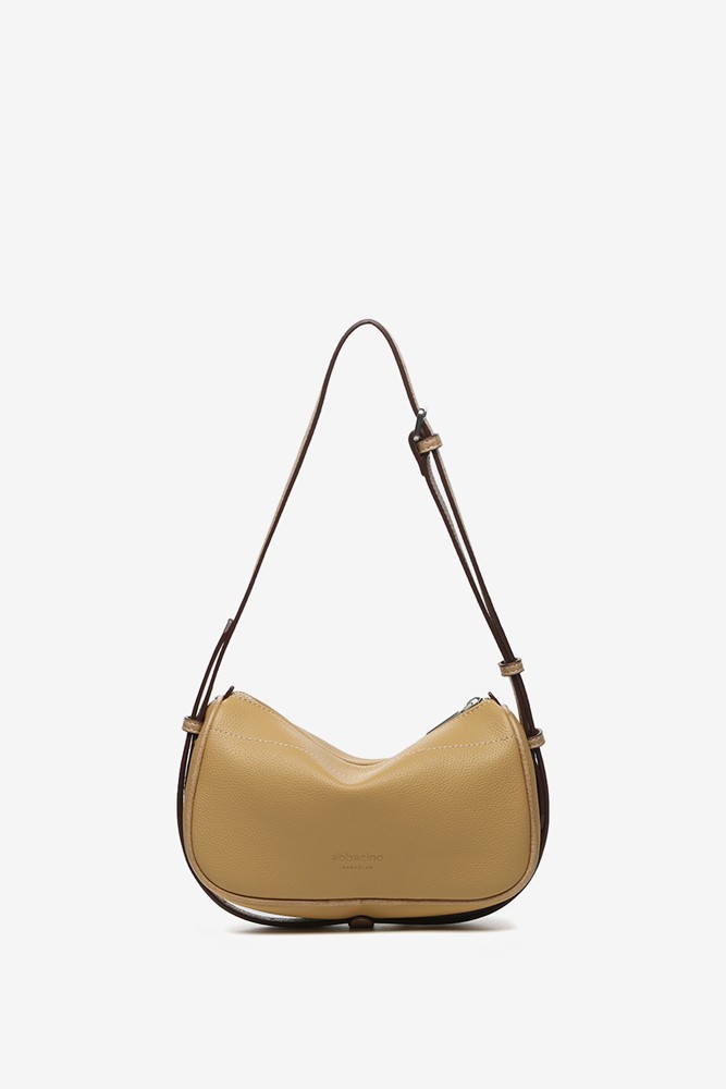 Abbacino Bandolera En Materiales Reciclados Camel