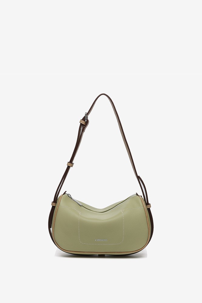 Abbacino Bandolera En Materiales Reciclados Verde