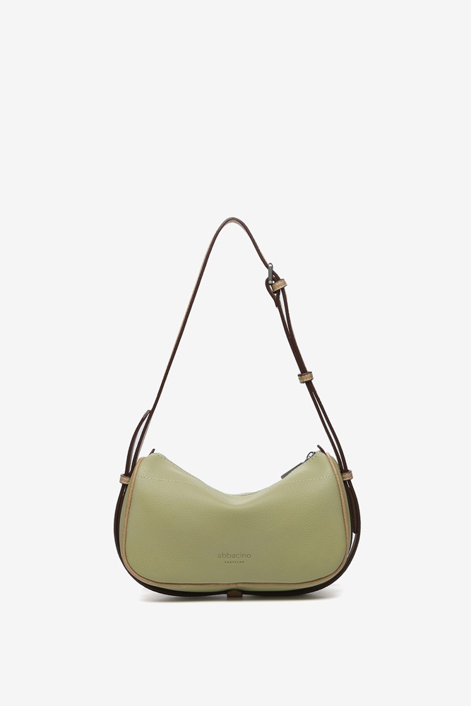 Abbacino Bandolera En Materiales Reciclados Verde