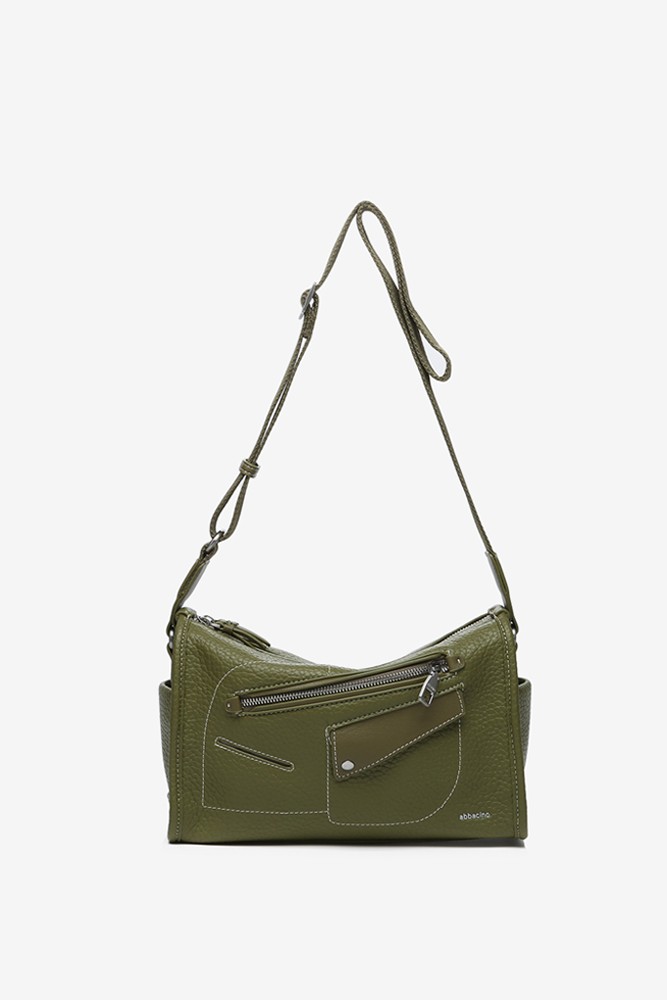 Abbacino Bandolera En Materiales Reciclados Verde
