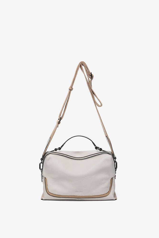 Abbacino Bandolera En Piel Beige