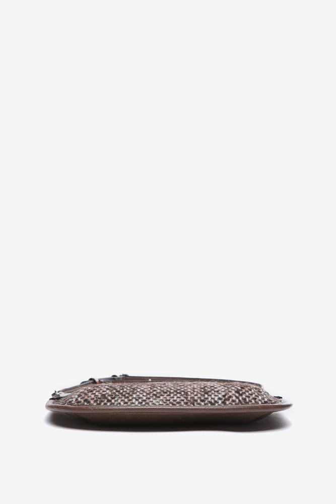 Abbacino Bandolera Media Luna De Tweed En Marrón