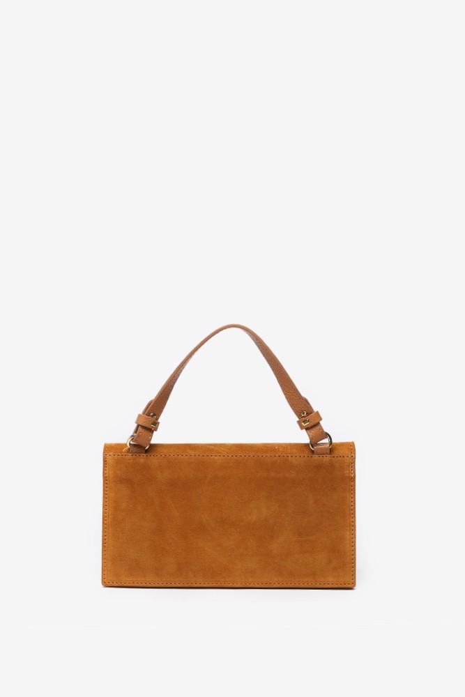 Abbacino Bandolera Mini De Ante En Cognac