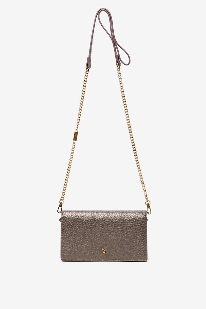 Abbacino Bandolera Mini En Dorado