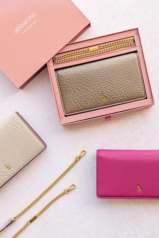 Abbacino Bandolera Mini En Dorado