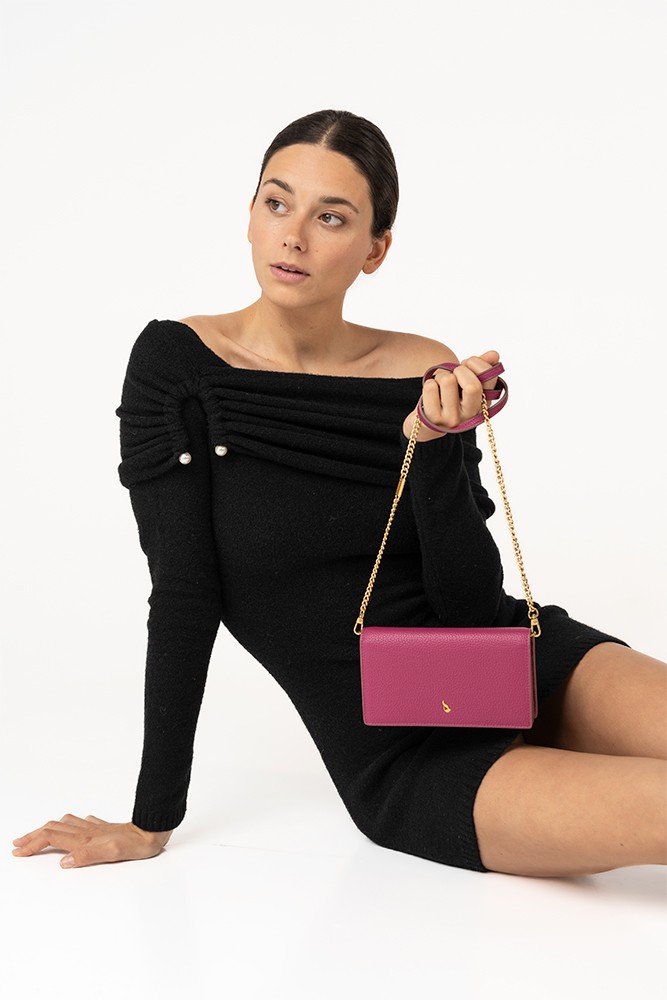 Abbacino Bandolera Mini En Fucsia