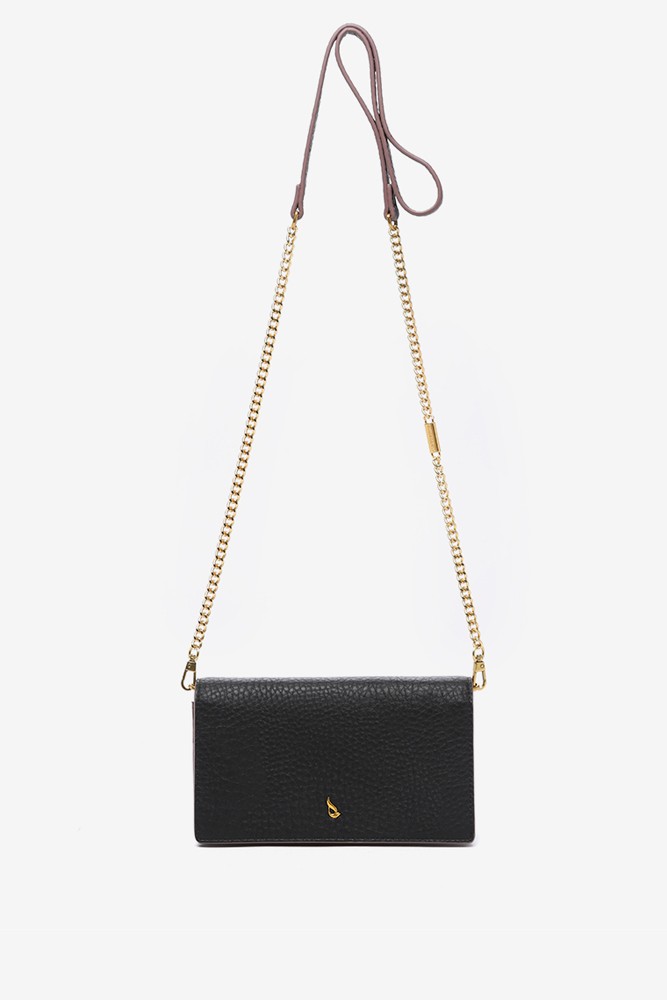 Abbacino Bandolera Mini En Negro