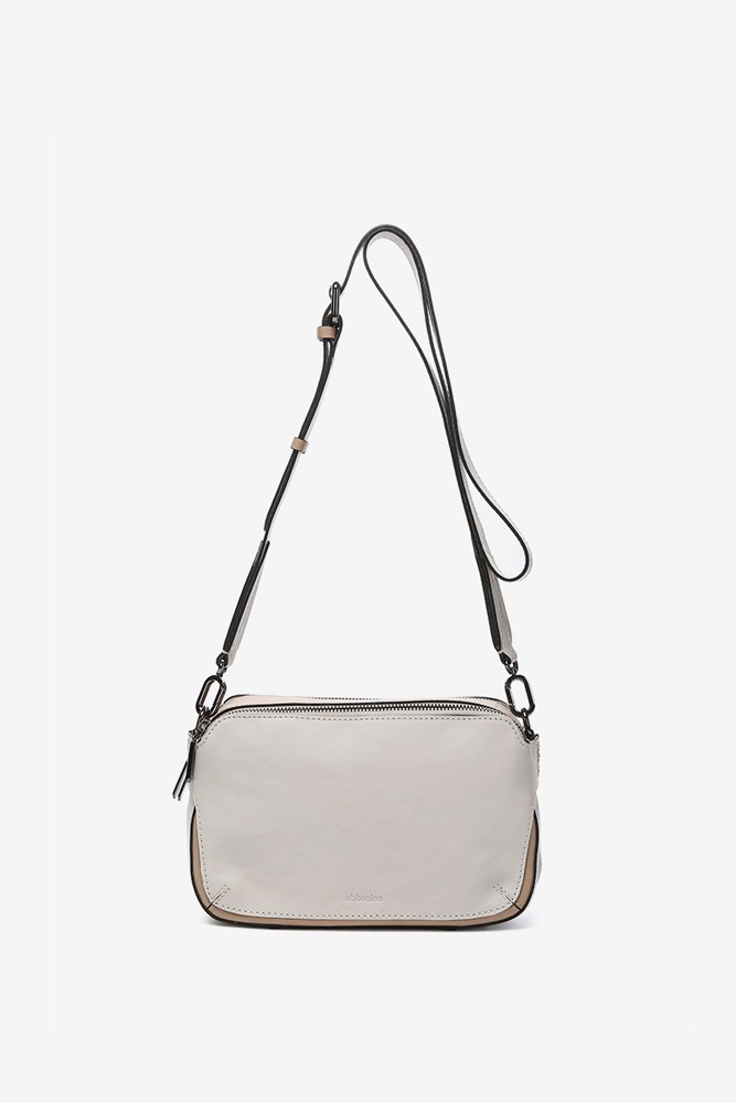 Abbacino Bandolera Mini En Piel Beige