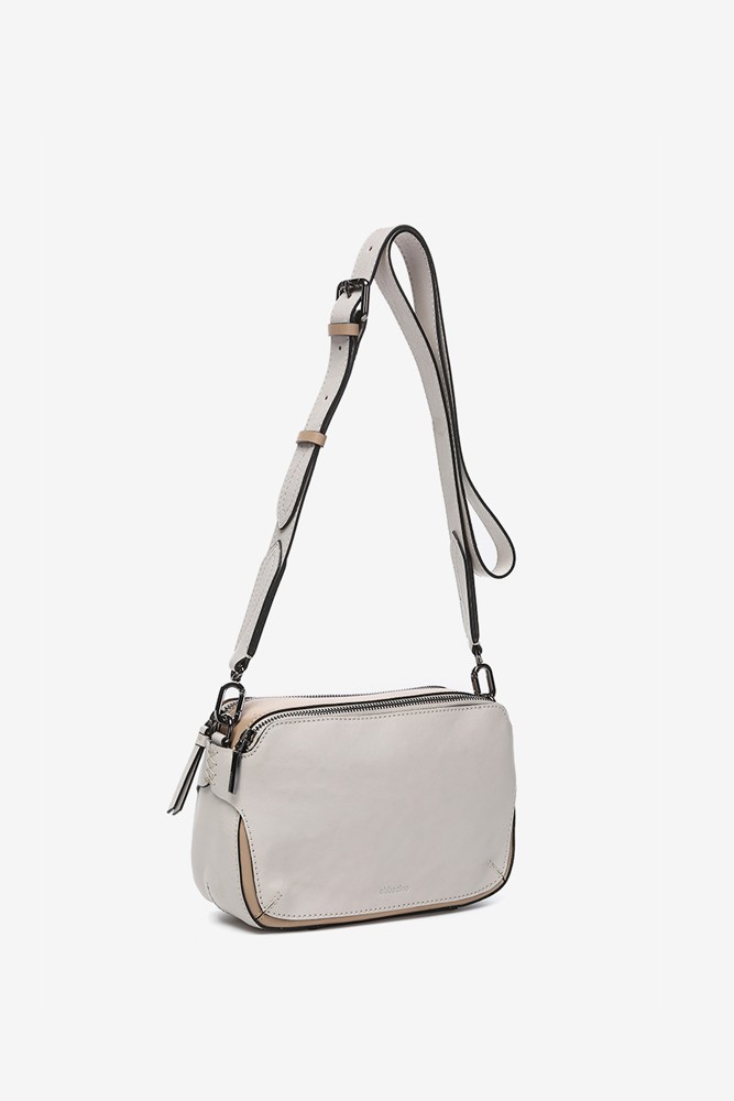 Abbacino Bandolera Mini En Piel Beige