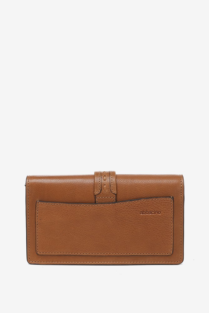 Abbacino Bandolera Mini En Piel Cognac