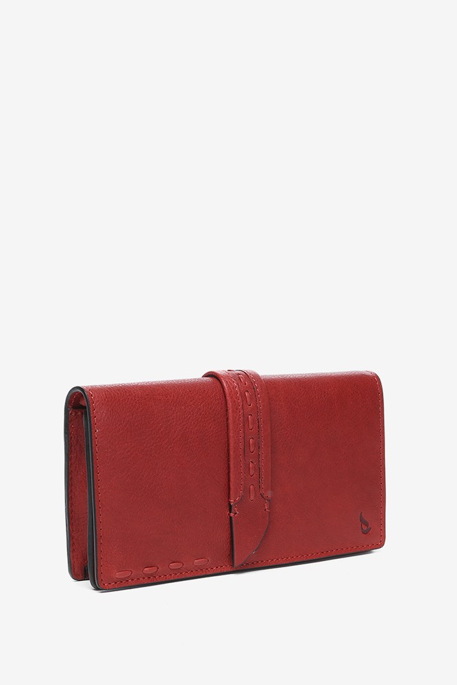 Abbacino Bandolera Mini En Piel Roja