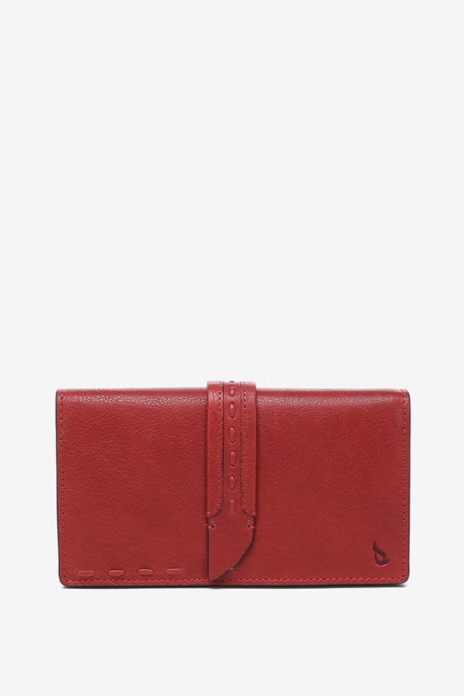 Abbacino Bandolera Mini En Piel Roja