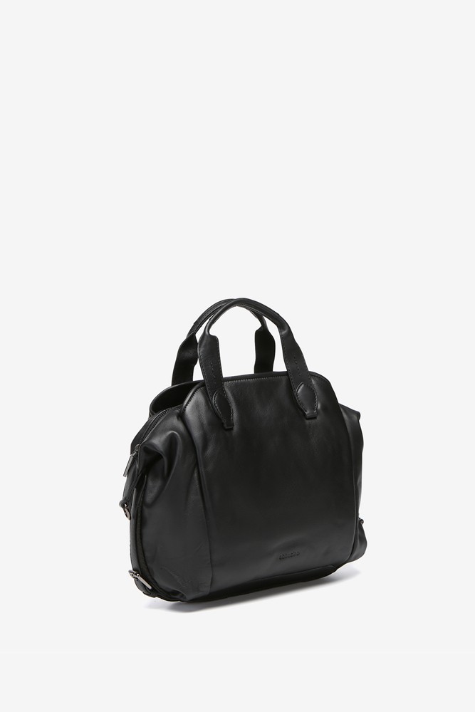 Abbacino Bolso Bowling En Piel Negra