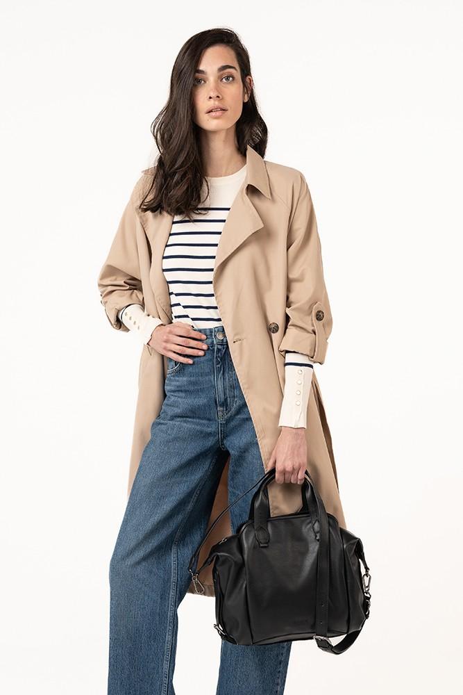 Abbacino Bolso bowling en piel negra